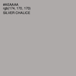 #AEAAAA - Silver Chalice Color Image
